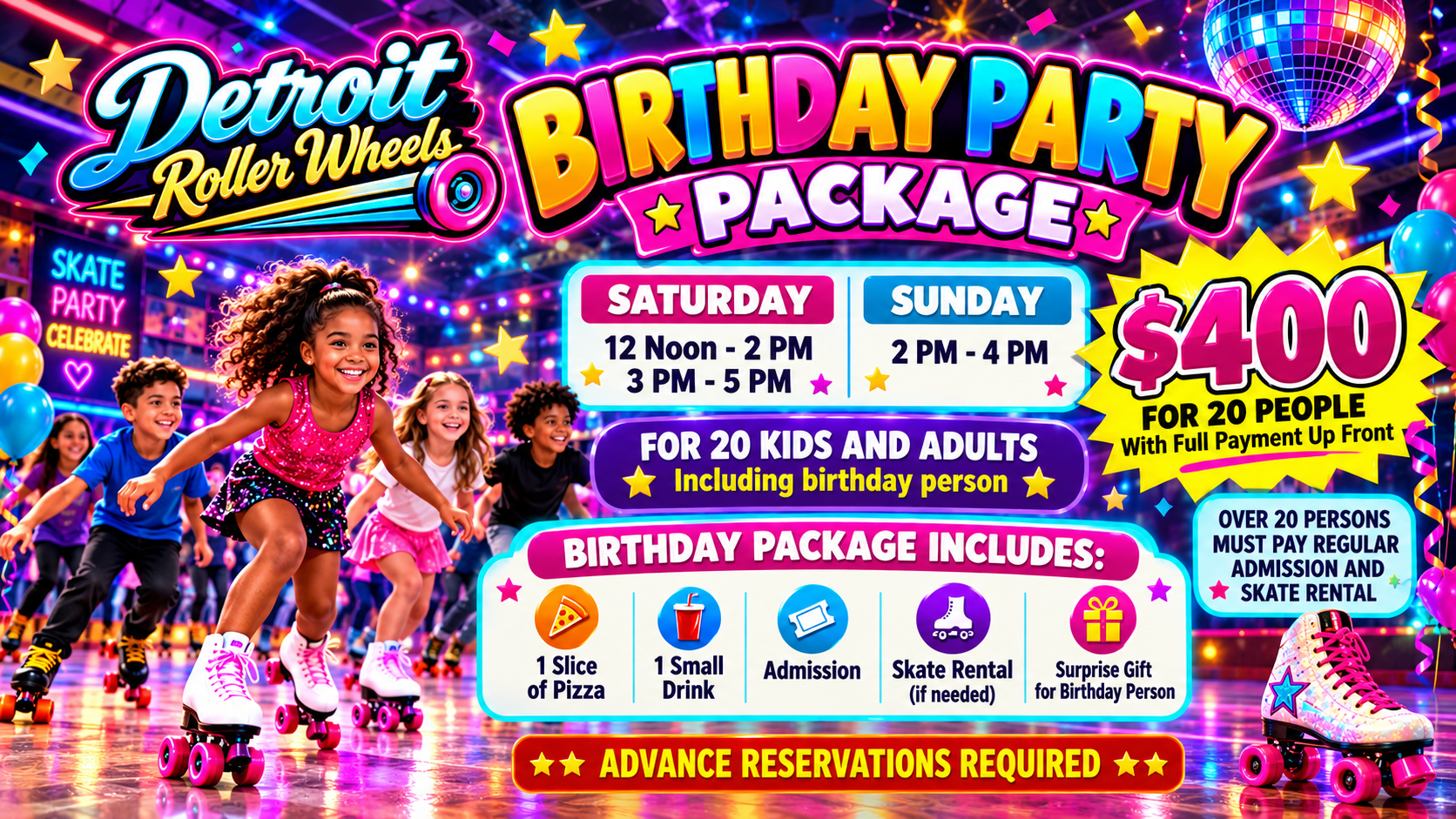 WE DO GREAT BIRTHDAY PARTIES